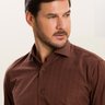 camisa masculina marrom baumgarten comfort 2