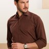 camisa masculina marrom baumgarten comfort