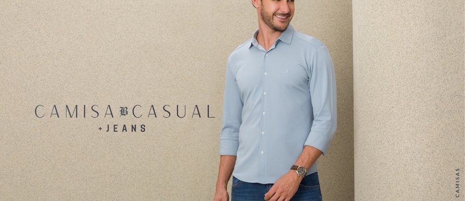 Como combinar camisa casual com jeans